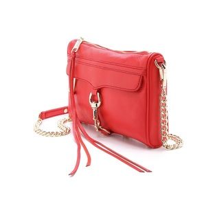 Rebecca Minkoff Red Mini Mac cross bag - cherry